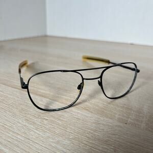 Randolph Engineering RE FGN Italy USA Sunglasses Black FRAMES ONLY 52-20-140